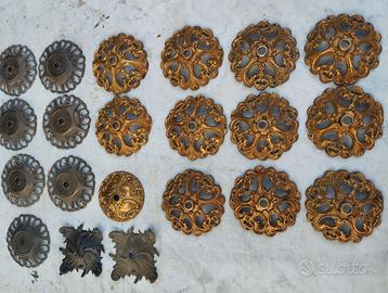 Bobeche di ricambio in bronzo per vecchi lampadari