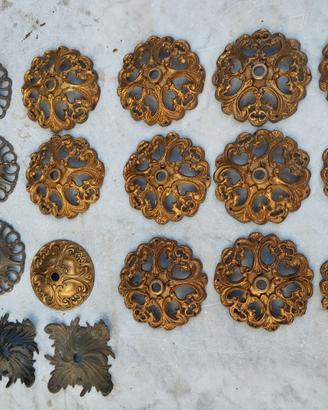 Bobeche di ricambio in bronzo per vecchi lampadari