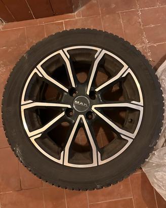 Gomme invernali 195 55 r16 + cerchi MAK