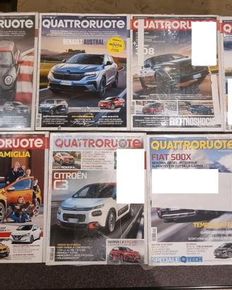 Rivista Quattroruote numeri singoli.