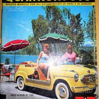 QUATTRORUOTE 1958 e '59 Fiat 1200 Granluce- SIMCA