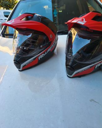 2 caschi acerbis f 606... omologazione 22/06