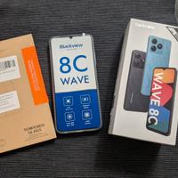 Smartphone Blackview Wave 8C completo di accessori