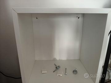 Cubo eket ikea bianco uso mensola.