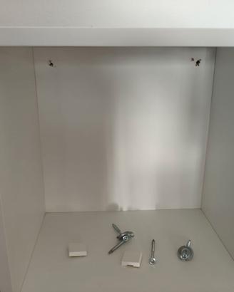 Cubo eket ikea bianco uso mensola.