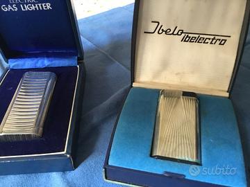 Accendini vintage in argento 800