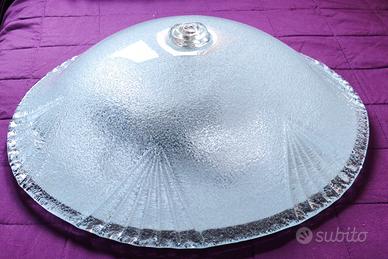 plafoniera in vetro di murano