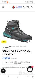 scarponi trekking donna