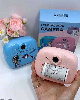 Fotocamera con stampa istantanea a tema unicorno