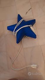 Lampada blu Ikea a stella