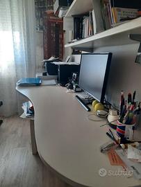 Scrivania 180x80X55 a onda