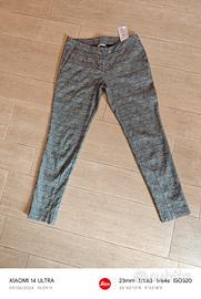 pantaloni Liu Jo trama scozzese grigi