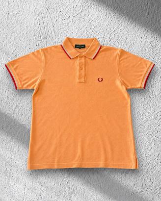 Fred Perry Polo Uomo Originale Arancione taglia S