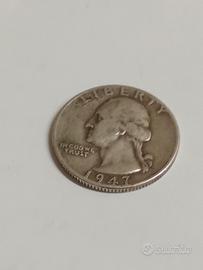 Quarto di Dollaro USA Argento 90%