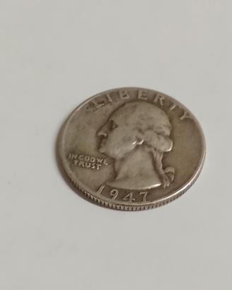 Quarto di Dollaro USA Argento 90%
