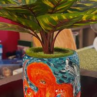 Vasetto tropicale ceramica