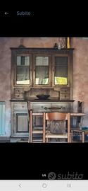 VETRINA IN LEGNO GRANDE CLASSICA 