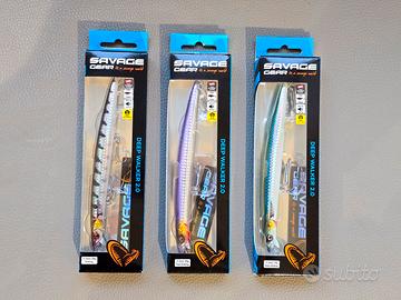 Set 3 Artificiali Long Jerk Savage - Top serra