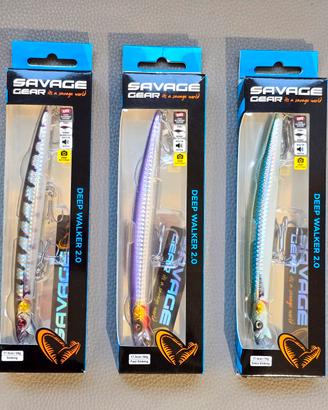 Set 3 Artificiali Long Jerk Savage - Top serra