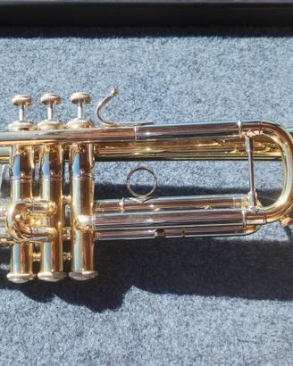 Tromba in Sib Bach TR450 + borsa. Pari al Nuovo
