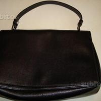 Borsa pelle nera saffiano P.A.R.O.S.H