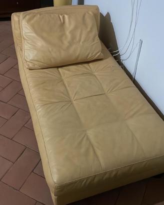 Chaise Longue in pelle