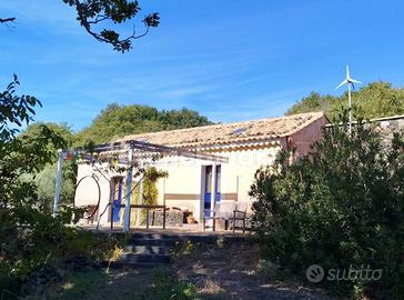 Casa con vigneto e terreno
