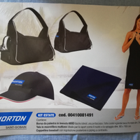 Kit palestra, borsa, telo microfibra e cappello