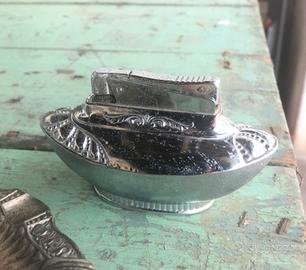 Accendino da tavolo M.T.C. e posacenere