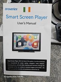 schermo Android auto carplay 7 pollici con retroca