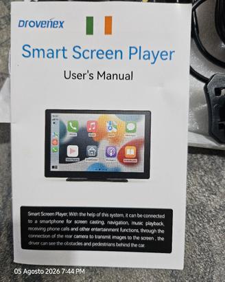 schermo Android auto carplay 7 pollici con retroca