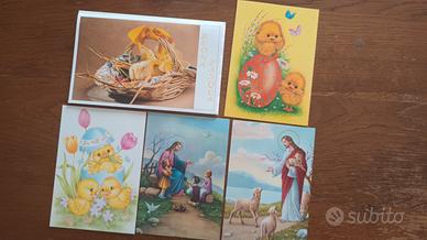 5 cartoline buona Pasqua nuove
