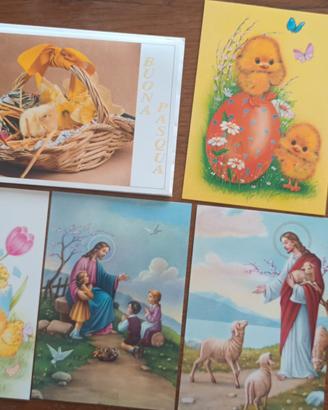 5 cartoline buona Pasqua nuove