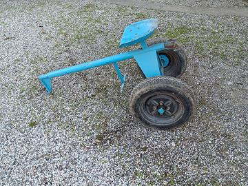 carrello per motocoltivatore 