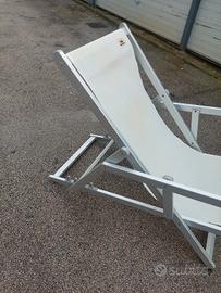 Sedia sdraio alluminio fino a 150 kg