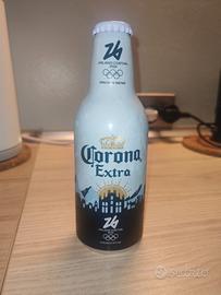 Bottiglia birra Corona olimpiadi Milano Cortina