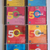 8 cd 50 anni canzoni italiane