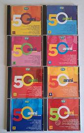 8 cd 50 anni canzoni italiane