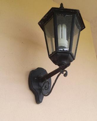 N.7 lampade da muro esterno