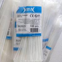 5x100 Fascette bianche BM B2025 mm 2,5x200 NUOVE