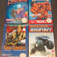 lotto nes Nintendo gun smoke 4 titoli