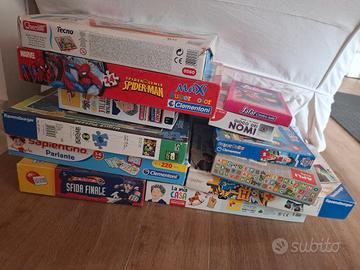 Lotto giochi educativi e puzzle per bambini