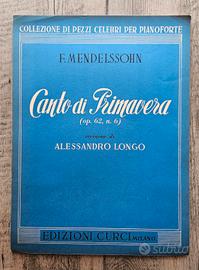 Spartiti per pianoforte Edizioni Curci Milano