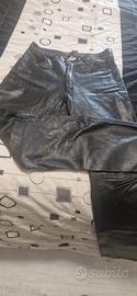 pantaloni tg 44 vera pelle splendidi