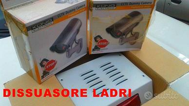 kit anti intrusione sirena e telecamere finte