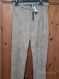 pantaloni donna Calzedonia beige con cartellino