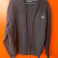 felpa Fred Perry in cotone nero