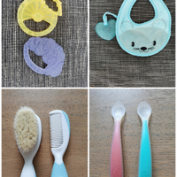 Massaggia gengive,spazzola, cucchiaio chicco