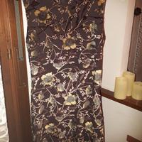 Completo invernale da donna con fantasia damascata