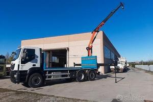 IVECO AD 260S36 6x2 km 167.000 gru e pianale